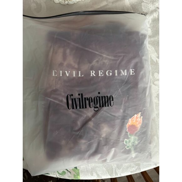 Civil Regime Red Roses Marble Hoodie - Large - Picture 2 of 3